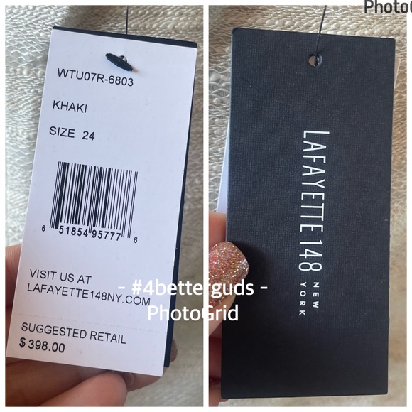 NEW Lafayette 148 NY Sleeveless Tweed like textured Lined Sleeveless Blouse 24W - Picture 11 of 16